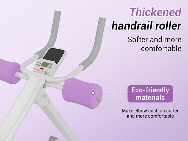 UMAY Ab Trainer, Adjustable Ab Workout Machine for Abs Workout at Home Gym, Foldable Abdominal Trainer for Stomach Workout