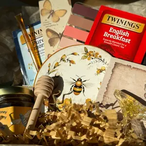 Cozy Reading Gift Box Tea Lover Set Book Self Care Graduation Mother's Day Easter Perfect for Tea Enthusiasts Readers and Self Care Lovers