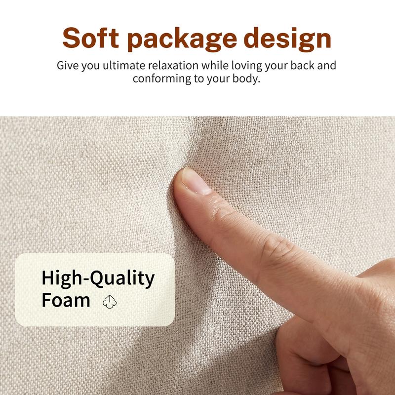 【Jumpstar On Sale】Raybee Modern & Quiet Luxury Upholstered Bed Frame with Adjustable Headboard【Frame ONLY,No Box Spring Needed】Center Support & Noise-Free Wooden Slats,Built-in Charging Station,Heavy Duty&Easy Assembly,The perfect first bed for teenagers