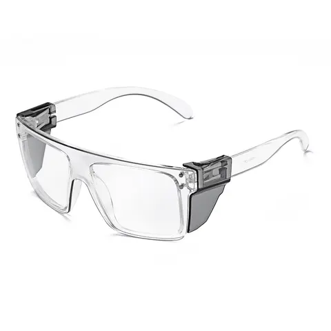 BingKing Z87 Photochromic Safety Glasses for Men & Women, UV Protection Work Glasses with Removable Side Shields, Indoor Outdoor Protective Eyewear