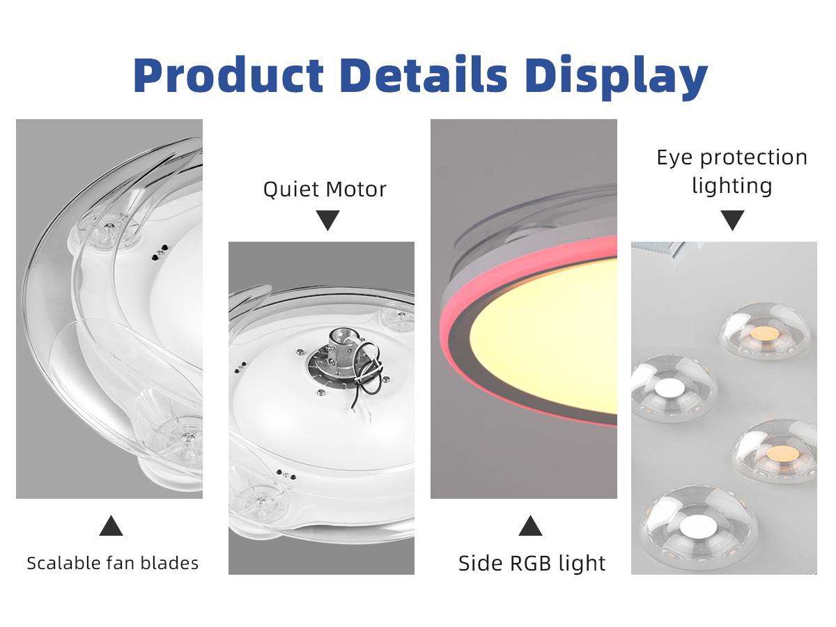 BaySquirrel Slim Invisible Ceiling Fans Lights with Remote Control & App 42 Inch Dimmable Fan 6 Retractable Blades 6-Speed Reversible Adjustable Rgb Lighting 24-Hour Timer Smart Lamp,Feb Faves,Valentine's Day BaySquirrel Slim Invisible Ceiling Fans Lights with Remote Control & App 42 Inch Dimmable Fan 6 Retractable Blades 6-Speed Reversible Adjustable Rgb Lighting 24-Hour Timer Smart Lamp,Feb Faves,Valentine's Day