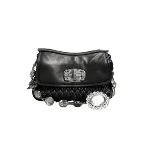 Pre-owned miumiu . Shoulder Bags Miu Miu Crystal 2Way Mini Handbag Shoulder Bag