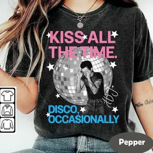Harry Style Kiss All The Time New Album Vintage Shirt, HS4 Graphic Tee, Retro Music Tour Style Comfort Colors, Unisex Fan Gift