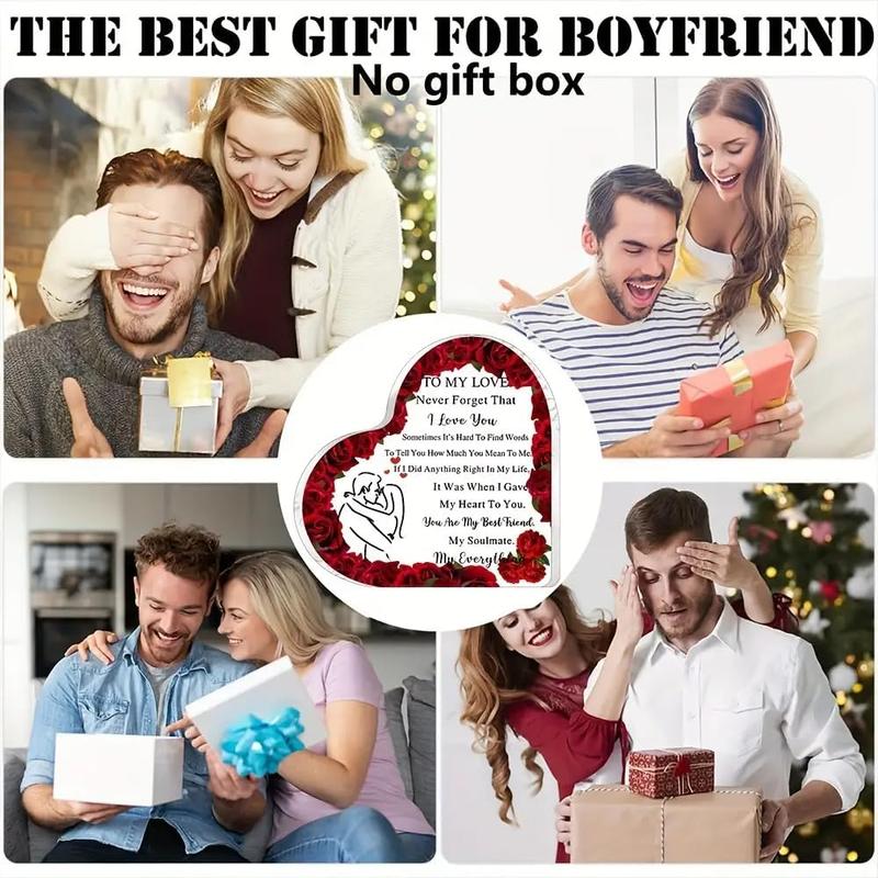 MUNBYN  Valentines Day Gifts -“I Love You” Acrylic Puzzle Message，Romantic Present for Him or Her, Perfect for Anniversary, Birthday, Wedding, Husband or Wife