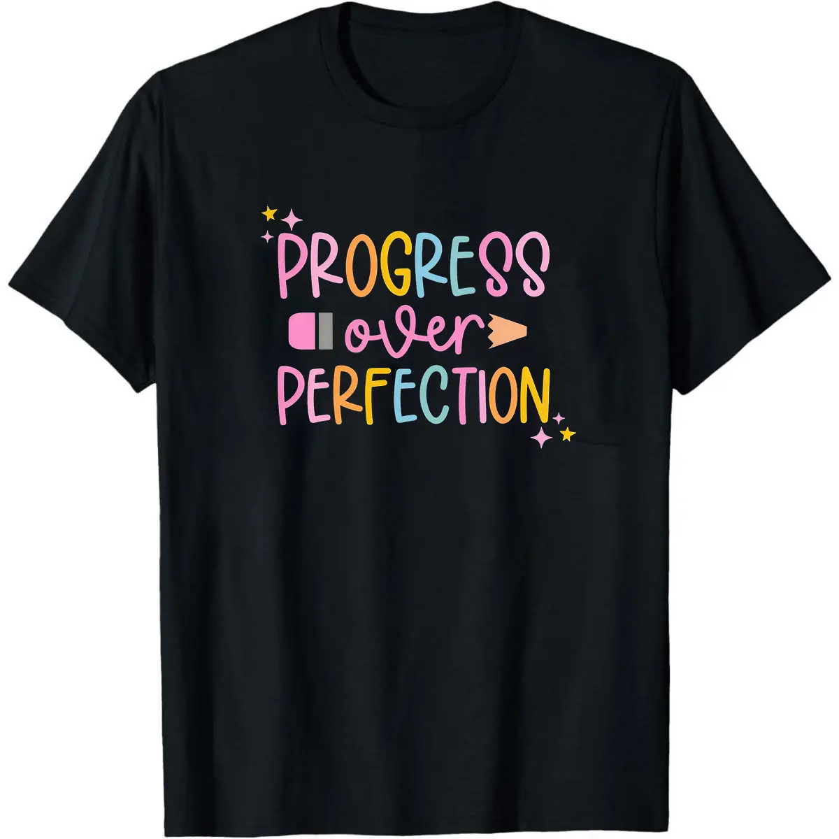Progress Over Perfection Shirt, Teacher Shirts, Back to School Shirt, Gift for Teacher, Teacher Appreciation, Inspirational Teacher Tee