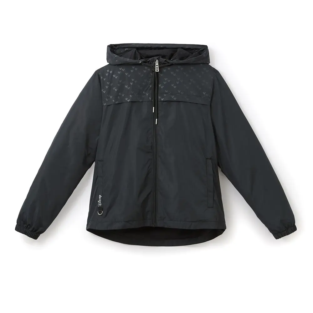 Disney Store Mickey Mouse Icon Zip Packable Hooded Rain Jacket for Women