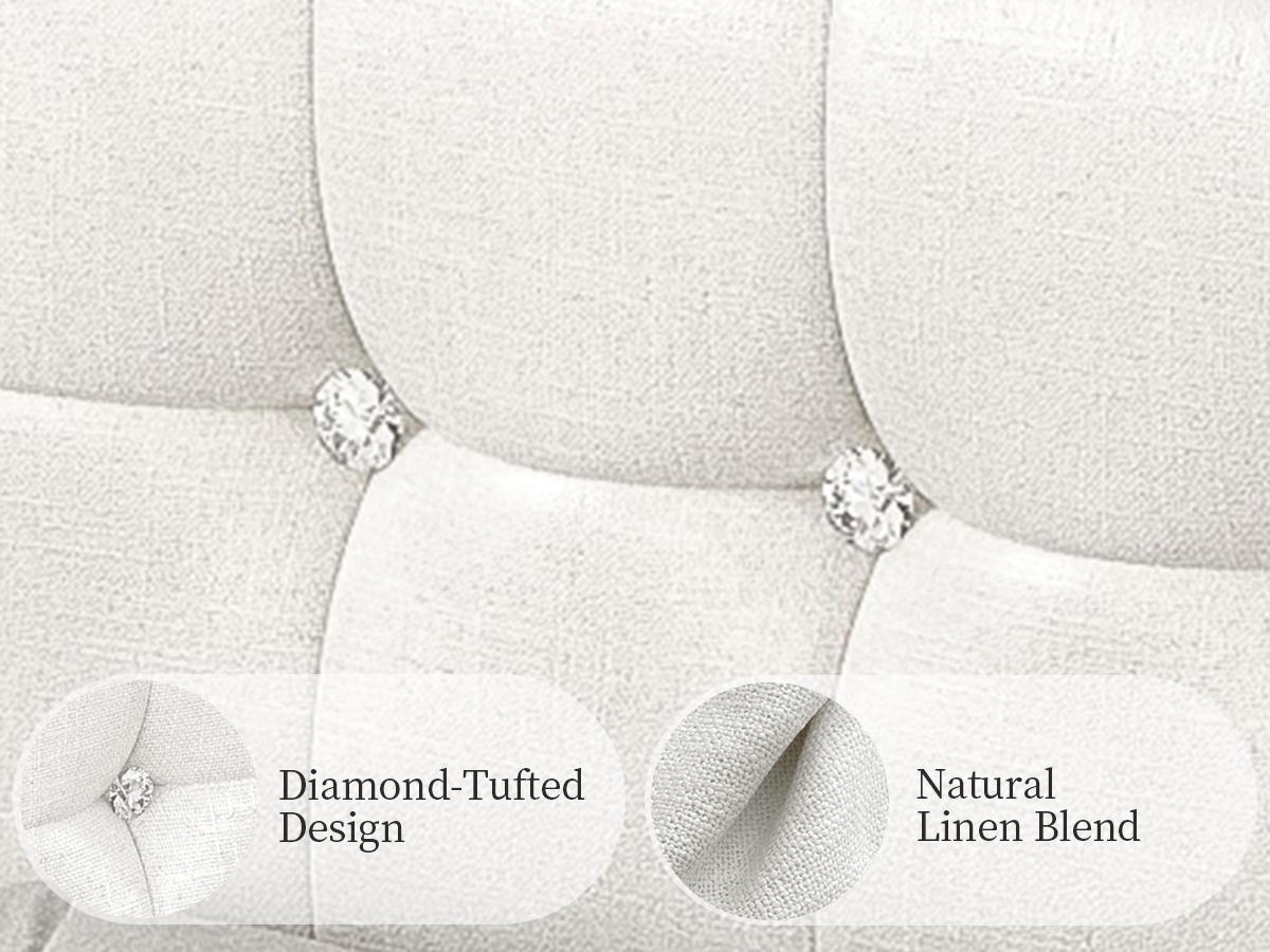 California King Bed Frame with Bookcase Storage Headboard and 2 Drawers, 52" Ultra-High LED Bedframe with Charging Station, Linen Upholstered Crystal Button Tufted Wingback Beds with Footboard,Black/White/Cream/Gray California King Bed Frame with Bookcase Storage Headboard and 2 Drawers, 52" Ultra-High LED Bedframe with Charging Station, Linen Upholstered Crystal Button Tufted Wingback Beds with Footboard,Black/White/Cream/Gray