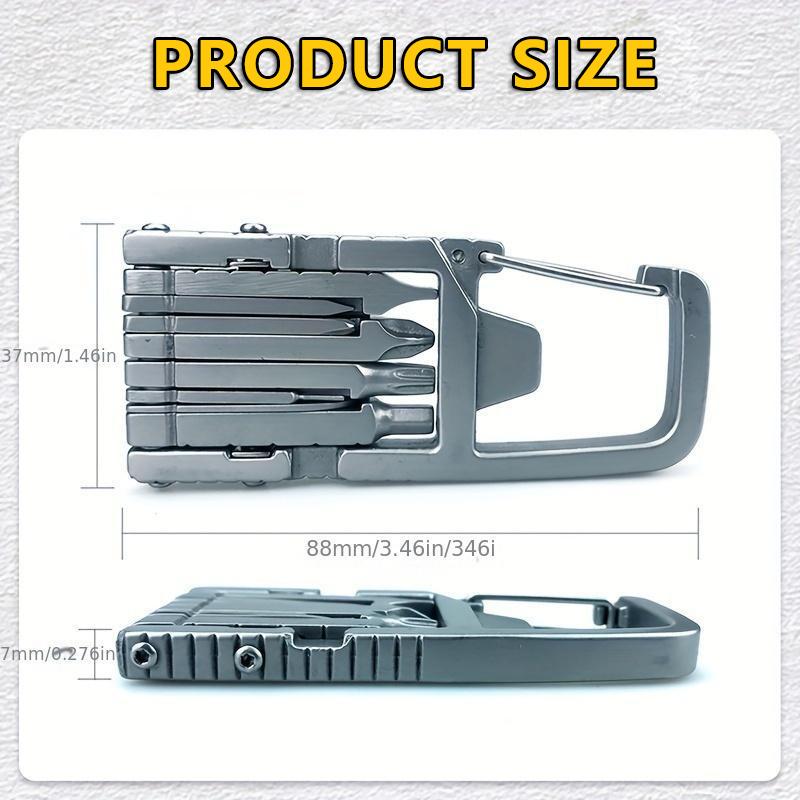 13 in 1 Multifunctional Folding Tool 1/4 Sets Stainless Steel Combination Tool & Portable Outdoor Bottle Opener & Kitchen Utensils & Gadgets & Dealsforyoudays