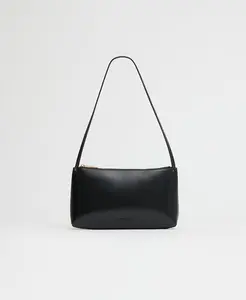 Gaia Shoulder Bag - Black/Flamma