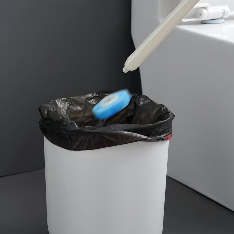 Disposable Toilet Brush Refill, 36pcs/set 3 Layer Sponge Toilet Brush Replacement Head, Household Cleaning Tool for Bathroom Toilet, House Accessories, Home Cleaning Products, Cleaning Supplies, Essential Items for Home