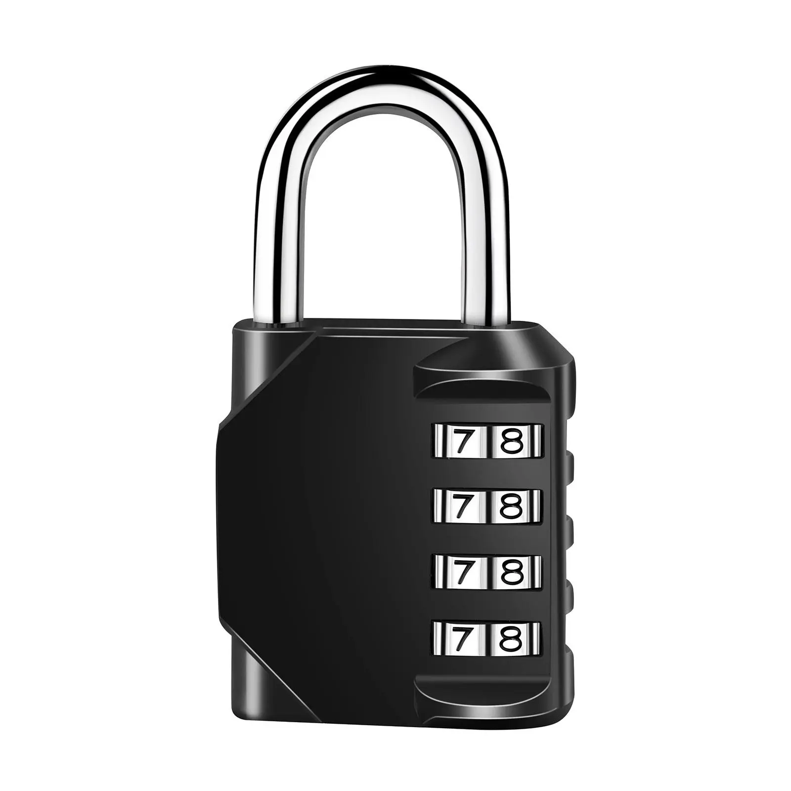 4-Digit Combination Lock, Outdoor and Indoor Waterproof Anti Theft Sturdy Secure Lock Padlock for School, Gym or Sports Locker, Toolbox and Hasp Cabinet, Security Lock