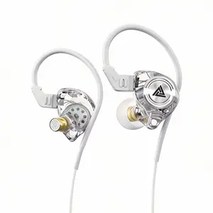 Wired IEM Earbuds QKZ AK3 with Mic | Gaming & Music Headphones | 10mm Dynamic Driver for Deep Bass | Video Call Compatible (Multi-Color) audio headset noise-cancelling