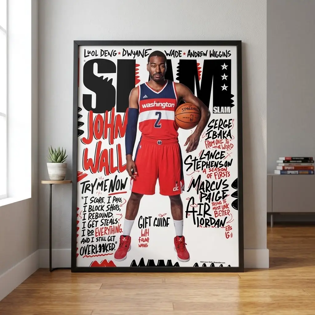 Slam Magazine Tyrese Maxey VJ Edgecombe Times Like This Cover Poster, No Frame #2