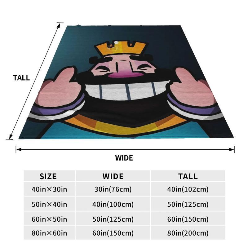 Soft BlanketGirls Boys Picnic Clash Royale Game Bedding Throws  Flannel Bedspread For Bedroom Funny Sofa Bed Cover Perfect Gift for Friends Family HalloweenBlanketVerse