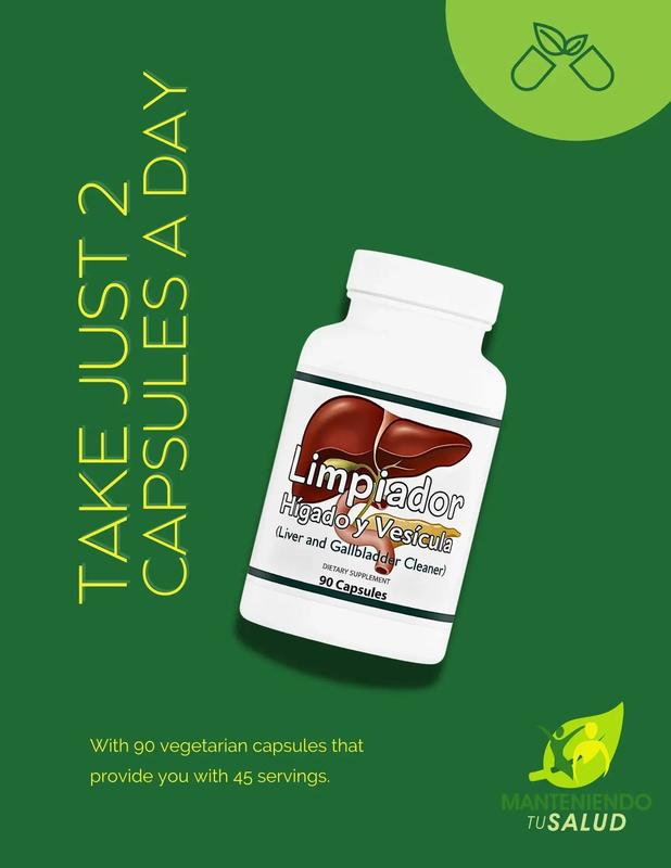 Limpiador Hígado y Vesícula, Boldo & Milk Thistle Extract, Dietary Supplement, 90 Capsules