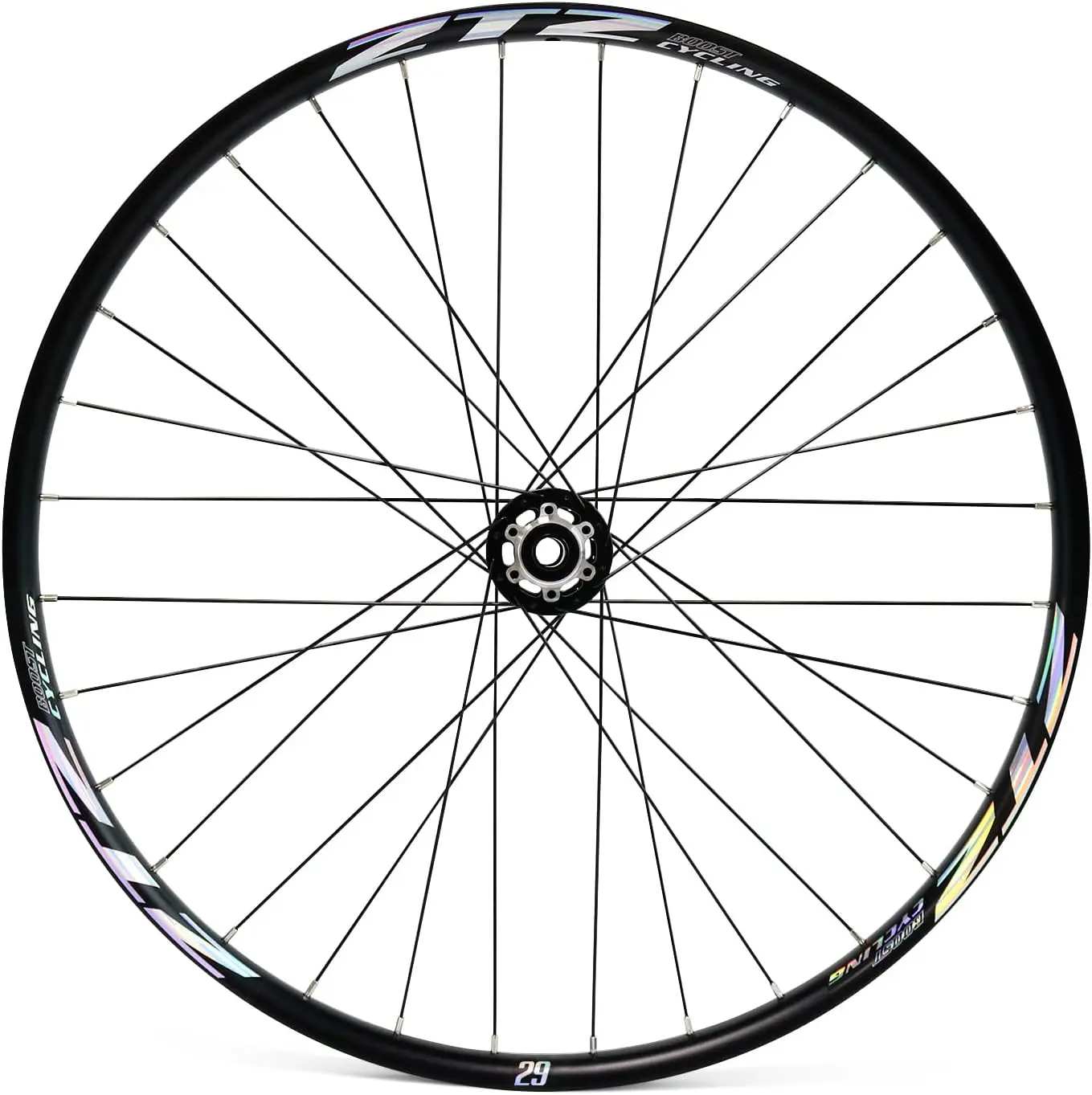 ZTZ Mountain Bike Wheelset 27.5/29 Inch, 32H Aluminum Alloy Front & Rear Wheels, Boost Thru Axle 15x110mm/12x148mm, Disc Brake, 2/5 Bearings, for 8-12 Speed Cassette & 1.75-2.8" Clincher Tires, Ultralight, Double Layer