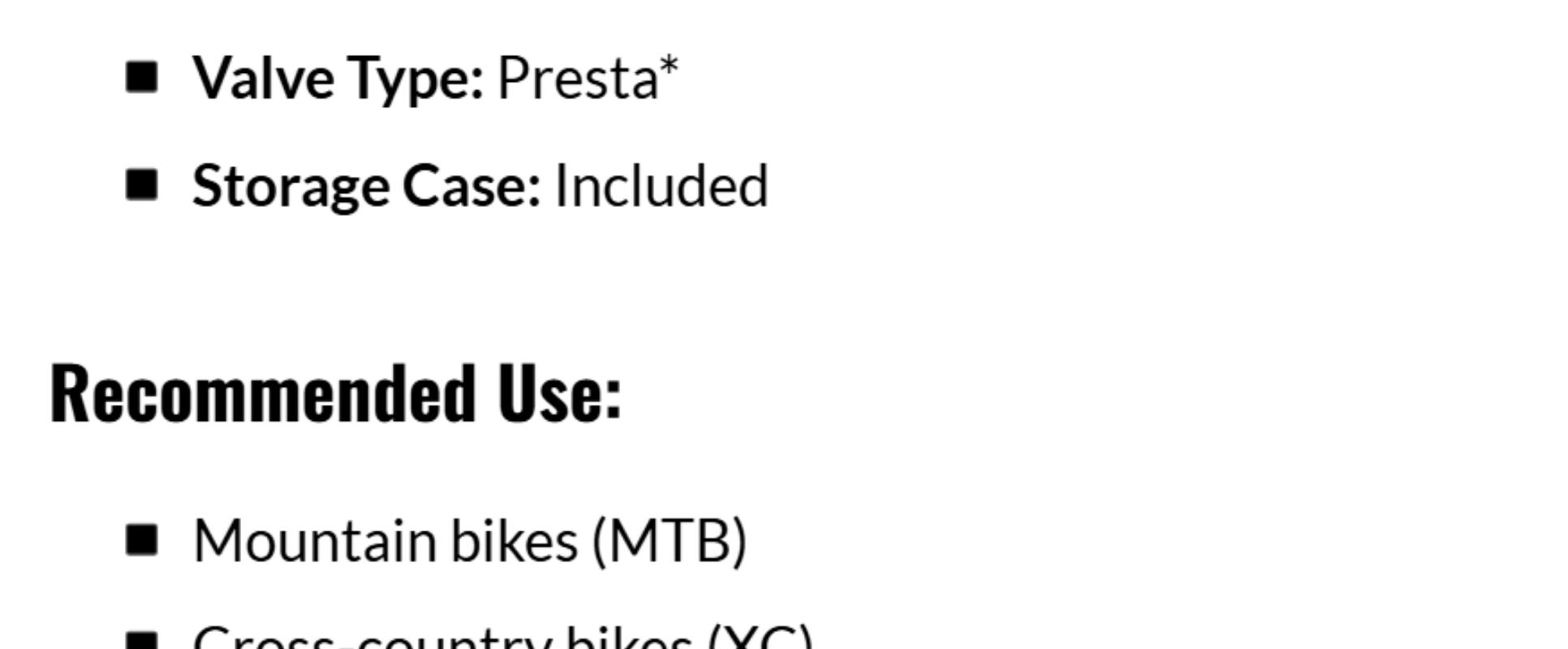 MBX-60 Presta Tire Pressure Gauge for Bikes (Max 60 PSI) | MTB & XC Series