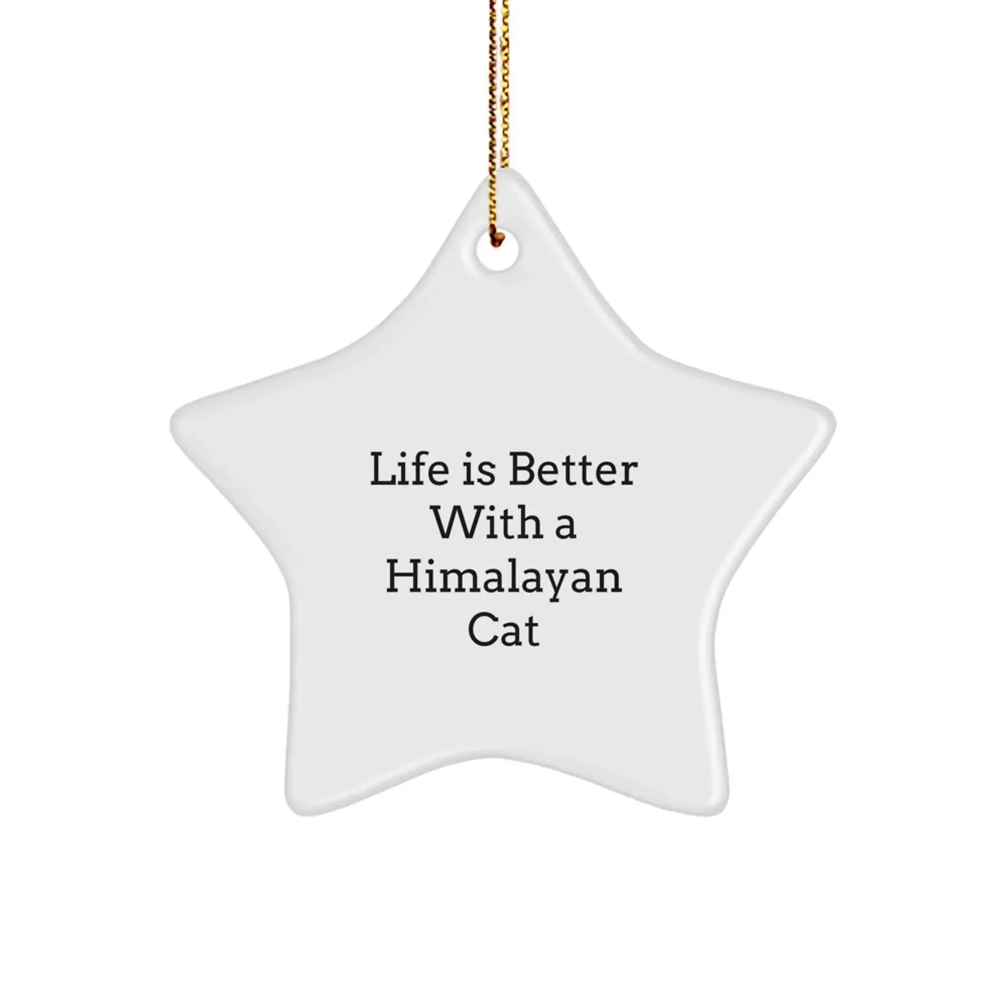 Himalayan Cat Lover Gifts from Friends, Family, or Coworkers for Christmas Unique Ornament