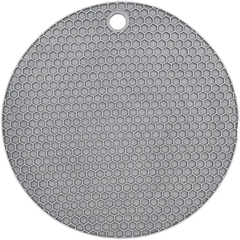 Silicone Trivet Mats, 4 Pack, Round Silicone Trivet Pads, Silicone Hot Pads for Kitchen, Silicone Trivets for Hot Pots and Pans, Silicone Hot Pad, Silicone Trivets for Hot Dishes, Hot Pan Mat