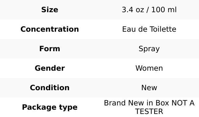 White Tea by Elizabeth Arden for Women EDT 3.3 / 3.4 oz New In Box