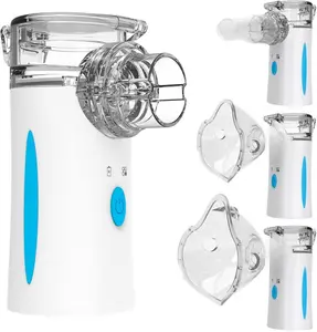 Ultrasonic Nebulizer - Nebulizers, Rechargeable Nebulizer Machine for Adults and Kids, Portable Nebulizer with Two Modes & Self-Cleaning Function for Breathing Problems