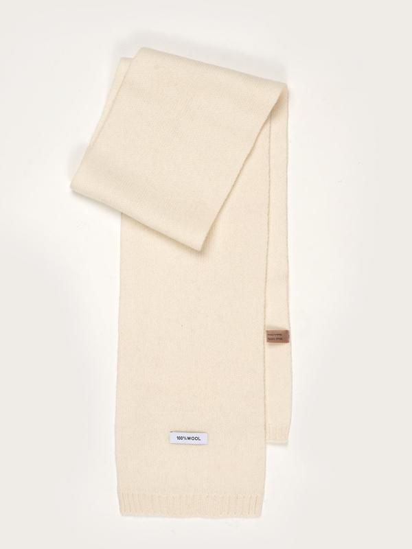 100% Wool Solid Color Scarf Elegant Thickened for Women  Men Fashion Accessories for Fall  Winter Chunky Herringbone Casual All - Season Wear balaclava floral print long scarf leopard hat stylish formen and outdoor