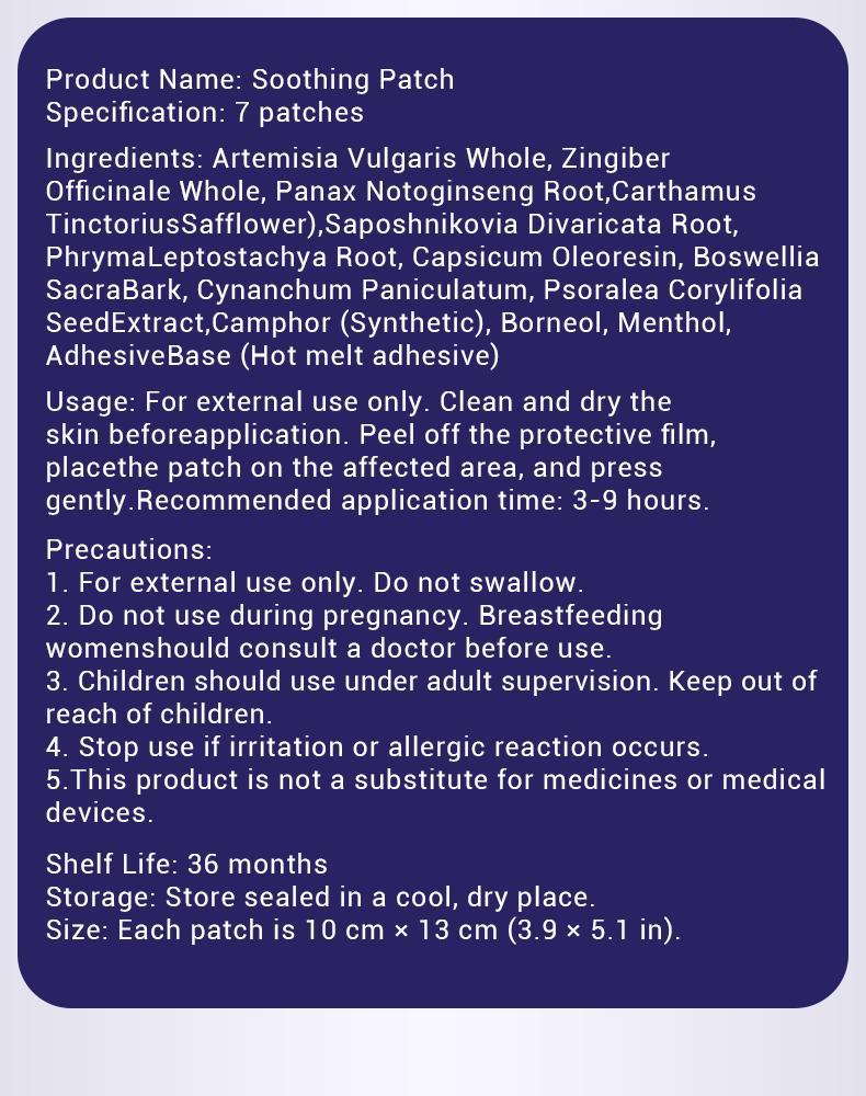 Pure Herbal   for Multi-Joint Relaxation, Neck, Back, Knees, and Feet, 7-Pack with Long-Lasting Warm Comfort, Easy Daily  Therapy for Home, Work, or Travel solidifier hot multi-use trial Quick Calming Magnesium  heat patches Blood Pressure Balance