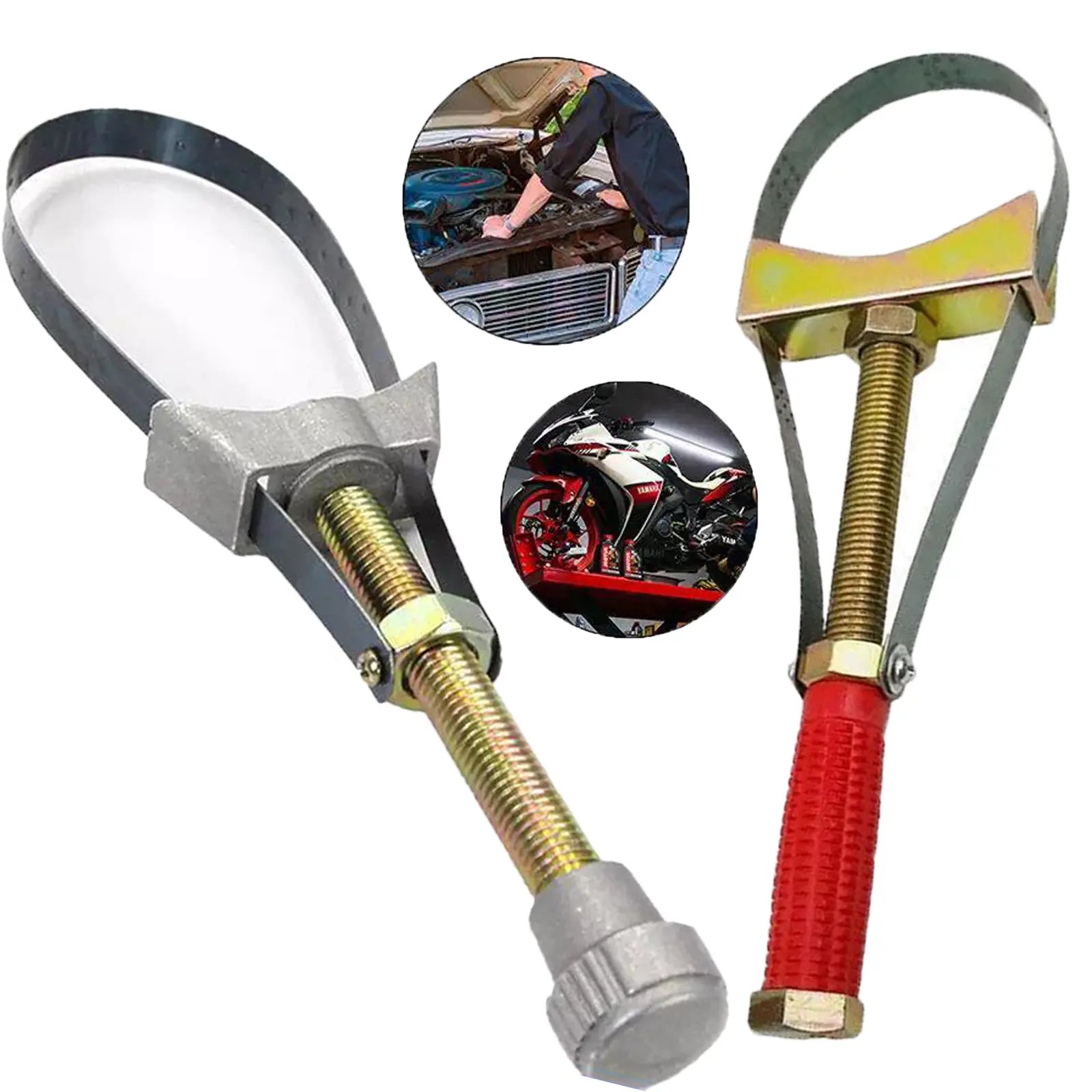 NEW Auto Car Diameter Adjustable Oil Filter Removal Strap Wrench Tool,Car Oil Filter Wrench.