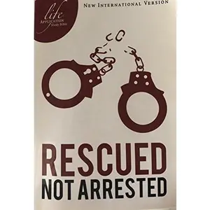 USED-Rescued Not Arrested Life Application Study Bible Net International Version by Zondervan (Unknown)