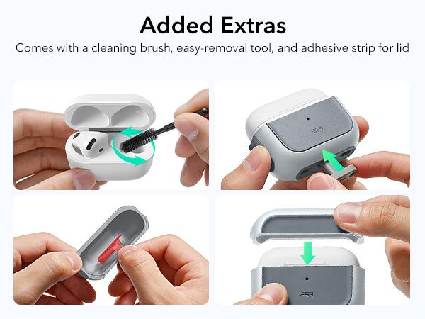 ESR for AirPods Pro 3 Case, Compatible with AirPods Pro 3rd Generation Case (2025), Compatible with MagSafe, Full Drop Protection Cover with Lanyard