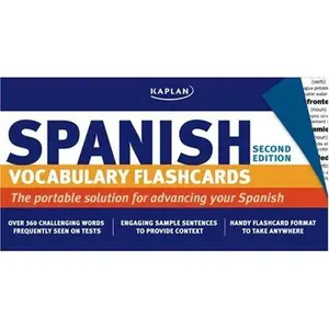 USED-Kaplan Spanish Vocabulary Flashcards Flip-o-matic: 2nd by Ken Stewart (Paperback)