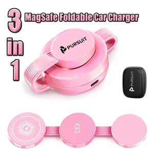 Live BFCM 2026 Deal! 3-in-1 MagSafe UFO Charger Qi2 15W Fast Charge for iPhone/Apple Watch/AirPods，Foldable Stand No More Messy Cables