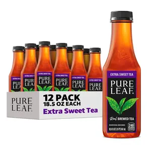 Pure Leaf Iced Tea, Extra Sweet, Real Brewed Tea, 18.5 Fl Oz Bottles (Pack Of 12)Pure Leaf Iced Tea, Extra Sweet, Real Brewed Tea, 18.5 Fl Oz Bottles (Pack Of 12)