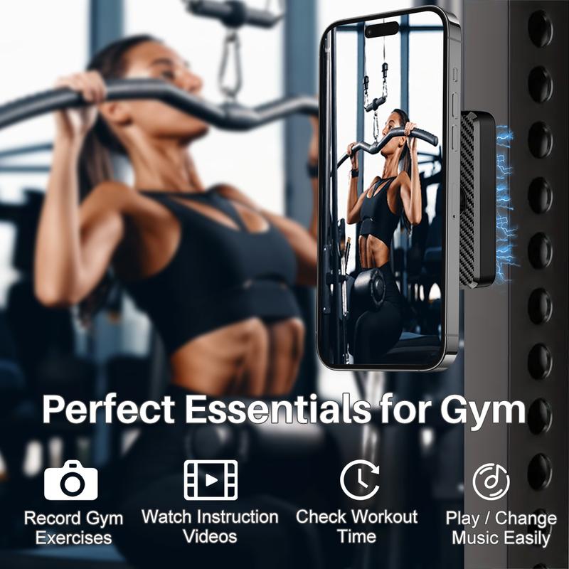 PUKEGM Magnetic Phone Holder Mount for Gym,360° Adjustable Magnet Phone Mount Attach to Metal Surface,Fitness Equipment Accessories for Home Gym,Golf Cart Accessories,Best Gift for Men & Women