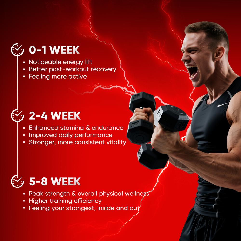 Drbiocare Testosterone Boost + Nitric Oxide Booster，Supports Testosterone Production, Boosts Blood Flow & Stamina, Muscle Mass, Strength, Performance, Energy, Focus & Fast Recovery