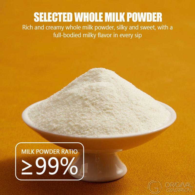 BOGO Rose/Osmanthus Baked Milk Tea 2 Cartons With Limited Glft 12 Drinks With Red Dates, Rock Sugar, Longan, Goji Berry, New Zealand Milk, Golden Needle Black Tea