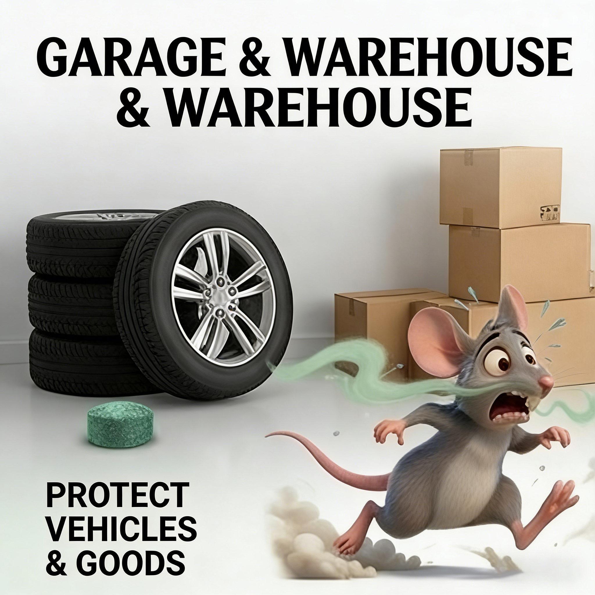 12 - Pack Popular Natural Rodent Repellent Balls! Infused with peppermint and lemon oil, these balls effectively deter squirrels, rats, spiders, and other pests. Safe, long - lasting, and easy - to - use for both indoor and outdoor applications.