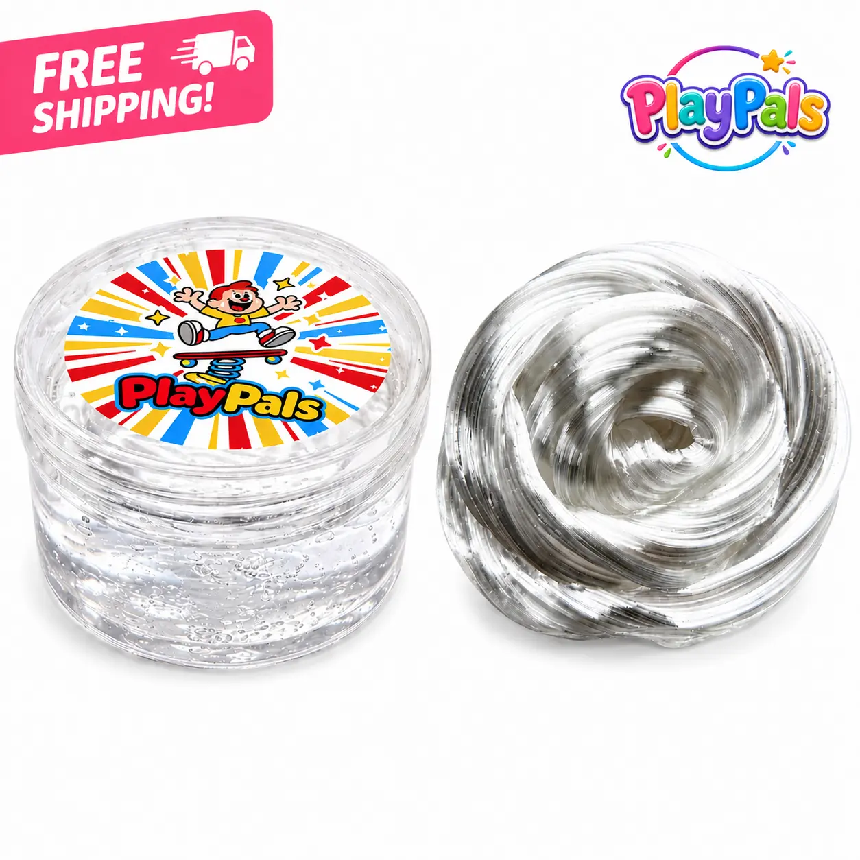 Metallic Color Stretchy Slime Toy, Shiny Sensory Stress Relief Putty, Stretchy, Non-Sticky Sensory Putty with DIY Color Pigments for Relaxing ASMR, Teens+Adults, Diy Colors