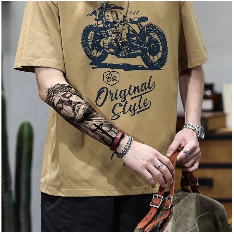 76 Sheets Large Black Temporary Tattoo Stickers - Tribal Wolves, Tigers, Lions, Snakes, Skulls, 12 Fake Tattoo Stickers for Men & Women Arm Designs 76 Sheets Large Black Temporary Tattoo Stickers - Tribal Wolves, Tigers, Lions, Snakes, Skulls, 12 Fake Tattoo Stickers for Men & Women Arm Designs