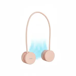 MAVIÉ Portable Personal Neck Fan, Cooling Hands Free Bladeless Fan, Rechargeable Long Battery Life, 360° Airflow with 3 Speeds, Lightweight Collapsible Design, Low Noise with Strong Wind