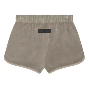 Fear of God Essentials Women's Velour Beach Short Desert Taupe