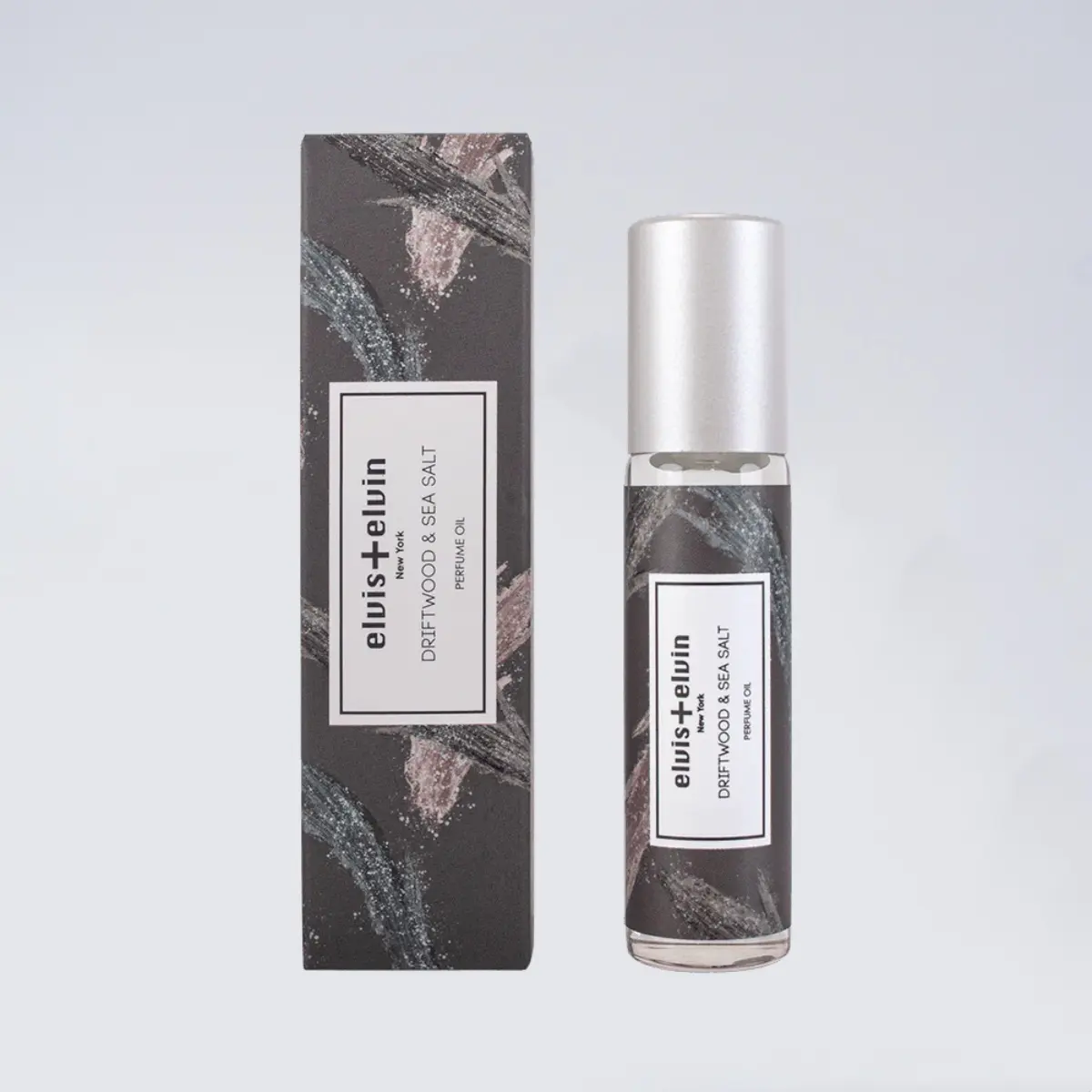 elvis+elvin | Perfume Oil | Driftwood & Sea Salt Non-Alcohol Formula Long-Lasting Aroma Portable Easy to Use Sparkling Scent (20g)