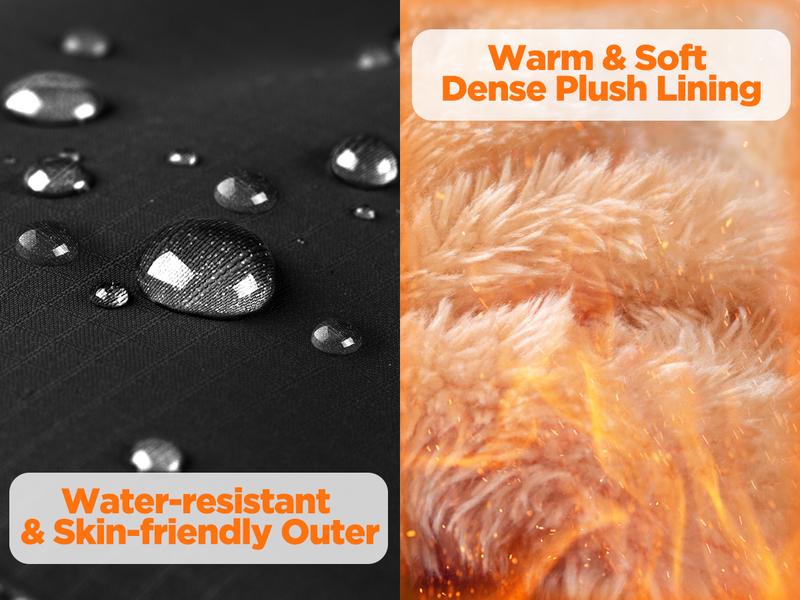 Winter Waterproof Ski Snow Warm Gloves for Women Men, Windproof Cold Weather Thermal with Touchscreen Fingers, for Running Driving Cycling Hiking Biking Outdoor Sports Daily Work RG802 Hand Cover