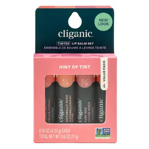 Tinted Lip Balm Set - Hint of Tint 4x0.15oz Day Use