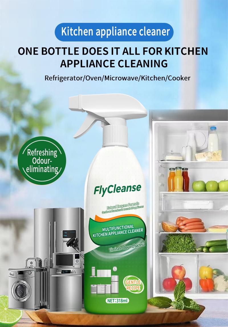 Fly Cleanse Natural Enzyme FormulaGentle and harmless tohousehold appliances, Floor Cleaner Cleaning Solution, Easy Cleaning, household items, toilet bowl cleaners 318ml
