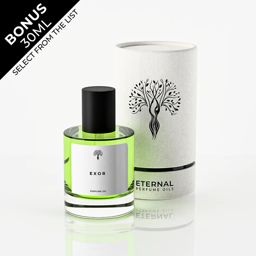 Eternal Perfume Oils, Exor Perfume Oil, Long-Lasting Scent for Men | 50ml with Bonus 30ml Perfume Bottle of your choice.