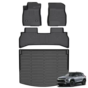 COLANAT for Chevy Trailblazer 2021-2025 Floor Mats & Upper Cargo Liner Set (Fits FWD), Chevrolet3D Custom Fit All-Weather Car Liners, High-Wall Waterproof, Eco-Friendly Odorless, Non-Slip, Scratch-Resistant, Easy Clean (For Upper Deck Position Only)
