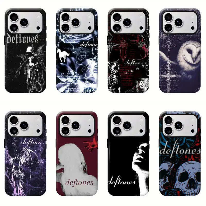 Deftones White Pony Dark Gothic Polycarbonate Cellphone Case - Durable, Shockproof Protection for iPhone 11121314151617 ProMax