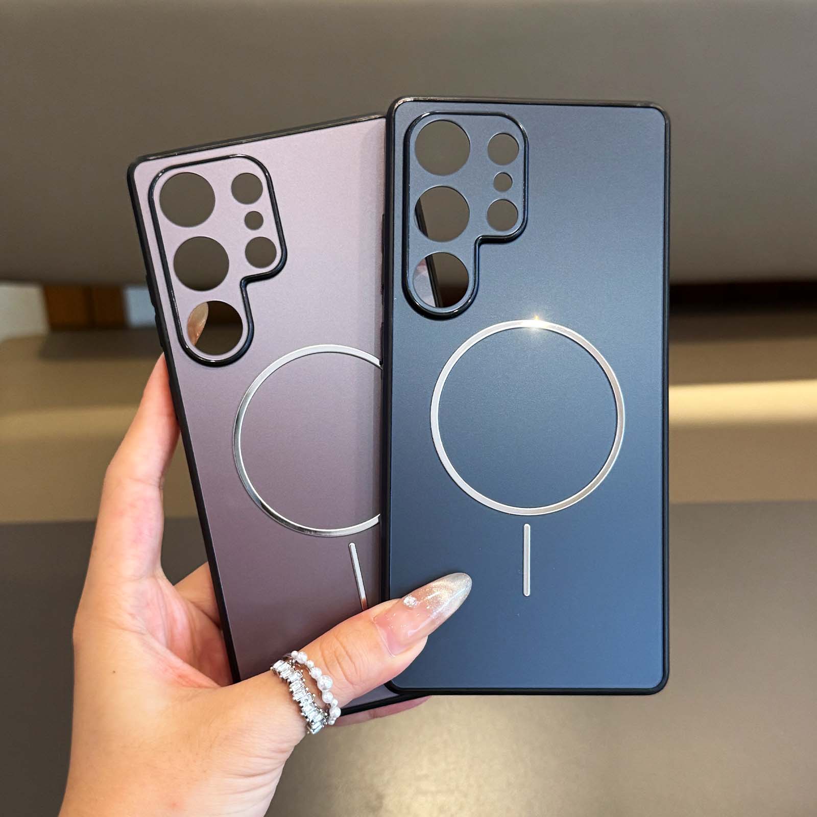 Samsung Galaxy Full Coverage Lens Shockproof  Phone Case for Samsung Galaxy S25 S24 S23 Plus Ultra  Dustproof Magnetic for Girls & Boys Wireless MagSafe Accessories