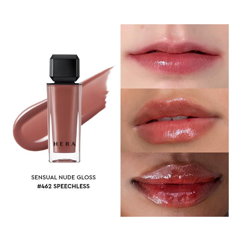 [HERA Official] SENSUAL NUDE GLOSS  – Volumizing Korean Lip Gloss for Smooth, Fuller-Looking Lips | Sheer & Glossy Finish, Non-Sticky, Moisturizing & Hydrating